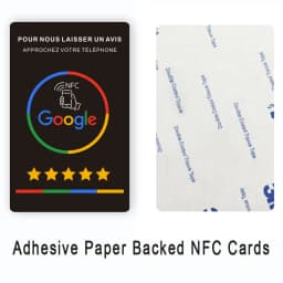 High Quality NFC Google Reviews NFC Card in German Dutch French Spanish English Polish Writing