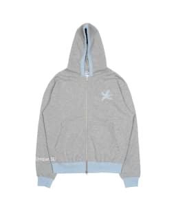 Unique SEI Korean Style Autumn Winter Hooded Sweatshirt Jacket Star Embroidery Color Block Loose Fit Casual Versatile Outerwear