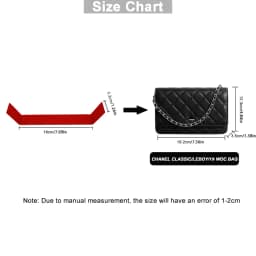 EverToner Classic Style For Cc Woc Bag Transformation Bottom Pad Bag storage Shaping Suede Mat Base Support Accessories