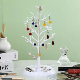 Bird Tree Shape Jewelry Display Stand Holder Headrope Earrings Necklace Organizer Rack Household Dressing Table Showcase Hanger