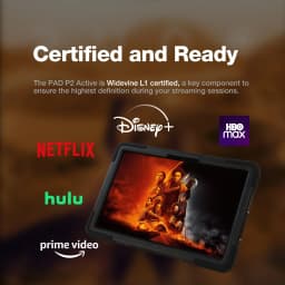 AGM P2 Active 11" FHD Rugged Tablet IP68 Waterproof/Dustproof 8GB RAM+256GB Android 14, G99, Widevine L1 P2W Durable Pad