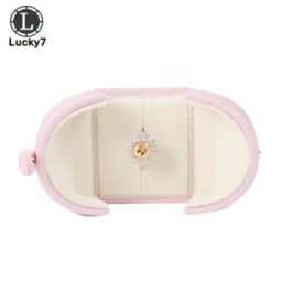 Double Open Button Jewelry Box Valentine's Day Birthday Surprise Gift Ring Pendant Stud Necklace Box Jewelry Boxes and Packaging
