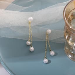 Trend Simulation Pearl Long Earrings Female Moon Star Flower Rhinestone Wedding Pendant Fashion Korean Jewelry Wholesale