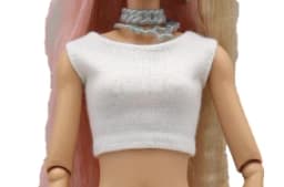 New 30cm 1/6 Simple Claus Vest Lace Denim Shorts Daily Wear Accessories Clothes for Barbies Doll
