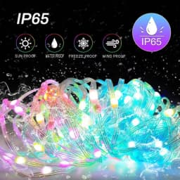 Dreamcolor RGBIC USB Sting Light Bluetooth APP DIY LED Fairy Lights Garland Decoration for Christmas Tree Wedding Birthday Party