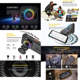 Ulefone Armor 21 8GB+256GB Rugged Phone Night Vision 9600mAh 6.58'' Android 13 Helio G99 NFC 4G Smartphone Global Version