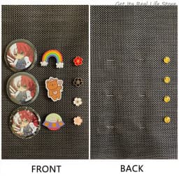 Italife Grid Slignment Itabag Plate Large Size Free Cut Decorative Backpack ItaBag Accessories Ita Bag Pin Insert Plate H302