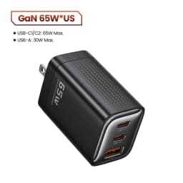 Toocki 65W GaN USB Charger Type C QC4.0 PD3.0 PPS Fast Charging for iPhone 16 15 14 Samsung 24 S23 Xiaomi Huawei Realme Laptop