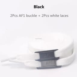 White Original Shoelaces Combination for Flats Sneakers Shoe Decoration Accessories Suitable for Shoe Lacing And Sneaker Customi