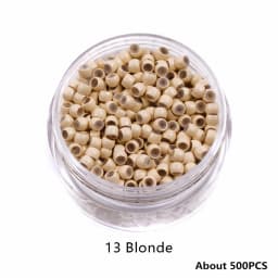 500pcs copper ring beads 3.0mm nano ring beads silicone lined micro for hair extensions