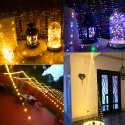 30m 50m 100m LED String Fairy Lights Remote Control Waterproof Plug in for Indoor Outdoor Christmas Holiday Wedding Garden Decor