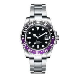 Customized Logo Reloj Men's Mechanical Automatic Wristwatch NH35 Movement 40mm Dial 100M Waterproof Sapphire Glass DIY Corgeut