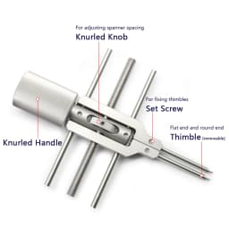 3-73mm Adjustable Lens Spanner Wrench Open Tool Lab Remover Disassemble Tool Lens Fixed Installation Tools Stainless Steels