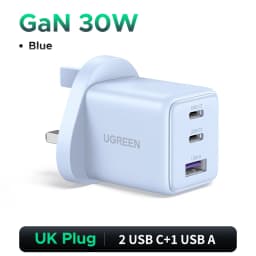 UGREEN 30W GaN Charger PD 3.0 QC4.0 USB C Charger For iPhone 17 16 15 Pro Samsung S25 Xiaomi Tablet iPad Air Pro Phone Charger