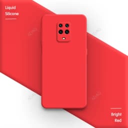 Luxury Original Liquid Silicone Matte Case for Xiaomi Redmi Note 9 Pro Max 9S 9T Note9pro Cute Camera Protective Thin Back Cover