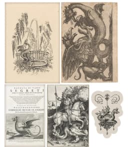 1Pack Vintage Medieval Wizards and Dragons Sticker DIY Craft Scrapbooking Album Junk Journal Decorative Stickers