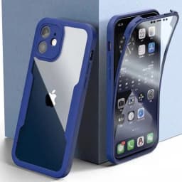 360 Full Body Front+Back Clear Case For iPhone 16 15 14 13 11 12 Pro Max XS X XR 7 8 Plus SE 2022 Silicone Shockproof Cover