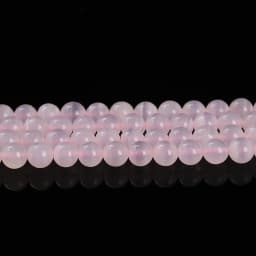 Natural Stone Pink Calcite Beads Round Smooth Loose Spacer Gemstone 6 8 10mm For Jewelry Making Diy Bracelet Necklace Accessory