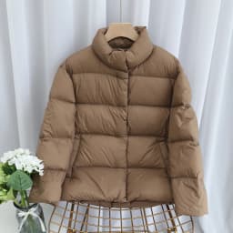 Schinteon Women Ultralight 90% White Duck Down Jacket Stand Collar Coat Casual Loose Winter Outwear High Quality 8 Colors