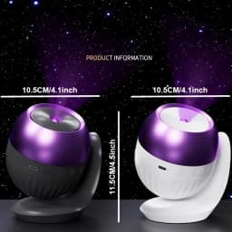 2026 Starry Ocean Galaxy Projector Night Light Auto Timer 24 Patterns 360° Rotatable Lamp with Sleep Sounds Kids Bedroom Decor G