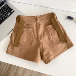 Women Denim Shorts Solid Cargo Short Button Pocket Mini Length Zipper Fly Empire Waist Loose Fit Streetwear Casual 2026 Summer