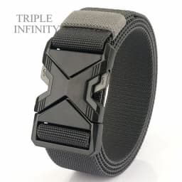 New Quick Release Metal Pluggable Buckle Tactical Belt Breathable Elastic Military Belts For Men Stretch Pants Waistband Hunting
