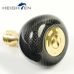 HEIGHTEN Carbon Fiber Reel Knob - 36mm Diameter, Ultra Lightweight Lure Fishing Modification Accessories