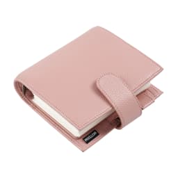 Moterm Luxe 2.0 Series Pocket Size Planner Pebbled Grain Leather A7 Notebook with 30MM Ring Mini Agenda Organizer Diary Notepad