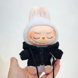 Labubu Doll Clothing Academy Cool Shadow Uniform Set 17cm Plush Doll Clothing Accessories Labubu I II Idol Doll Sitting Party