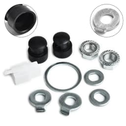 E-Bike Hub Motor Axle M12/M14 Lock Nut & Lock Washer & Spacer & Nut Cover 12/14mm Shaft 500W-5000W Motors Electric Bicycle Parts