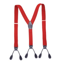 3.5 X 120cm Button Suspenders Men Braces Dark Brown Leather Vintage Pants Strap Belt for Trouser Jockstrap Hombre Suspensorios