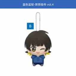 New Anime Blue Lock Hiori You Isagi Yoichi Cosplay Plush Doll Fluffy Maumet Pendant Puppet Keychain Keyring Charm Custom Gifts