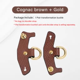 CRAZYSMITH Bag Transformation Bag Accessories for Longchamp Mini Bag Straps Punch-free Genuine Leather Shoulder Strap Crossbody