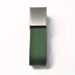 Women's Polyester-Cotton Canvas Woven Belt, Frosted Smooth Buckle Belt, Available in Multiple Colors, Candy-Colored Belt