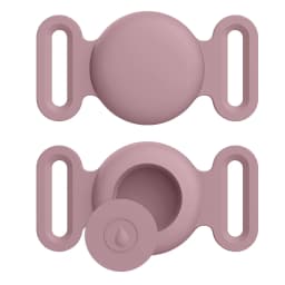 Soft Silicone Case With Keychain For Apple Airtag Dog Cat Collar Anti-Scratch Protective Cover For Air tag Luggage Backpacks