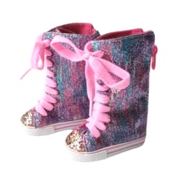 For 40 Cm Bebe Doll Shoes Sneackers Fits for 18 Inch Girl Doll Sport Shoes Baby New Born Doll Accessories