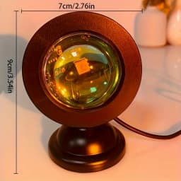 1 PC Sunset Light Projector Multicolor Changing LED Projection Lamp 16 Colors For Bedroom, Photography, Party, Room Decor