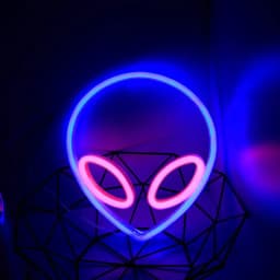 Green Alien LED Neon Night Lights Art Sign Game Room Hip Hop Party Bar Bedroom Decoration Christmas Gift Wall Hanging Neon Sign