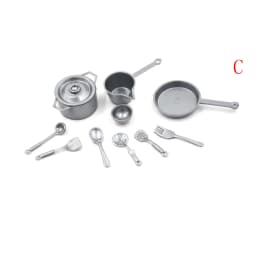 10-15pcs/lot plate cup dish bowl tableware set Dollhouse Miniature Toy Doll Food Kitchen living room Accessories 1:12 Scale