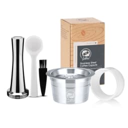 Reusable Stainless Steel Coffee Filters For K-fee Tchibo Cafissimo Caffitaly&Tchibo Machine Refillable Cafe Capsule Pod Tamper
