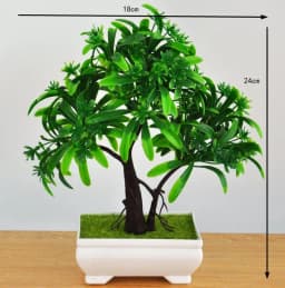 New Green Small Tree Potted Bonsai Ornaments Home Garden Hotel Bathroom Bedroom Decoration Artificial Plants Bonsai Fake Plants