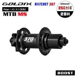 GOLDIX M370 28H Boost MTB Hub J-Bend 36T Ratchet 6-Bolt Disc Sealed Bearings HG XD MS Front Rear Mountain Bike Wheel Hub Parts