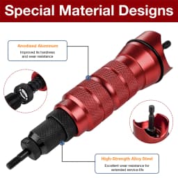 Riveting Machine Home Electric Rivet Nut Gun Adapter Metric M3 M4 M5 M6 M8 M10+Imperial 1/4-20 10-24 10-32 8-32 Riveting Tools