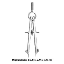PHYHOO Professional Divider Spring Calipers Compass Protractor Jewelry Tool for Solid and Plane Precis