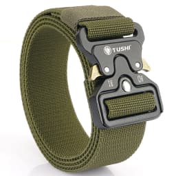 TUSHI Men Army Outdoor Hunting Tactical Multi Function Combat Survival High Quality Marine Corps Canvas For Aluminum Alloy Belt