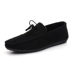 Summer Red Suede Loafers Men Shoes Slip On Soft Moccasins Breathable Flats Men's Driving Shoes Men Leather Casual Shoes Handmade