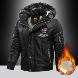 Thick Down & Parka Coat Oversize Plus Velvet Thick 2025 Brand Keep Warm Winter Men's Black Blue Red Padded Jacket Coat Men