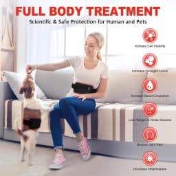 Red Light Therapy for Pets Vet Device Handheld Infrared Light with 660nm 850nm Pain Relief Speed Up Wound Recovery&Skin