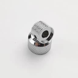 Guyker 1 Pcs Concentric Stacked Knobs, Dual Knurled Control Knobs, High Grade Dome Volume Tone Knob Replacement Chrome