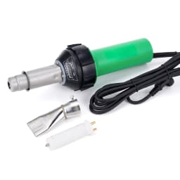 AC220V 1600W Plastic Welding Gun Machine Electric Hot Air Gun Plastic Welding Torch + Heating Core + Flat Head Accessories